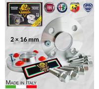 IGP 2 DISTANZIALI 16 mm 4 x 98 mozzo 58.1 + 8 BULLONI x FIAT CINQUECENTO BRAVO +