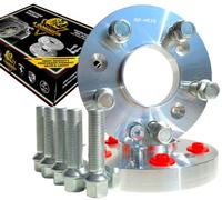 IGP 2 Distanziali Ruote 12 mm Compatibili Con Volkswagen Polo IV V VI Type 9N 6R AW dal 2001 al 2023 + T-Cross C1 dal 2019> + 10 bulloni in Acciaio