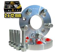 IGP 2 Distanziali Ruote 12 mm X Bmw Serie X3 G01 dal 2017 al 2023 14X1.25 5X112