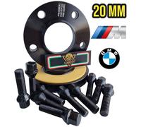 IGP Kit 2 Distanziali Ruote 20 mm NERI Bmw Serie 1 E81 E87 E88 Coupe' Cabrio M