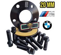 IGP Kit 2 Distanziali Ruote 20 mm NERI Bmw Serie 6 E63 E64 M6 Serie 7 E32 E38 M