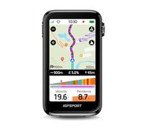 iGPSPORT BiNavi Ultra Ciclocomputer GPS, Touch 3,7", Navigazione con Mappe | GNSS a doppia frequenza | Guida vocale | Mappe offline | Salita libera | Strava Live Segments | 64 GB | Bluetooth/ANT+ | 25+h