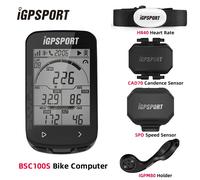IGPSPORT BSC100S Computer da bici Schermo da 2,6 pollici Cps Navigazione in bicicletta Sensore di cadenza di velocità Smart Simple Operate Computer da bicicletta