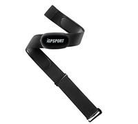 IGPSPORT HR40 Cardiofrequenzimetro Impermeabile IPX7 Bluetooth e Ant+ e Fascia Toracica per Ciclismo, Corsa, Fitness Compatibile con Garmin Polar Wahoo - Nero