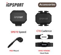 IGPSPORT IGS Sensore di velocità Sensore di cadenza HR40 Sensore cardiaco S80 SPD70 CAD70 Staffa di supporto per sensore per computer Accessori bici