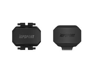 iGPSPORT Sensore di velocità e sensore di cadenza per bici con modulo Dual Bluetooth e ANT +, Cadence and Speed Sensor