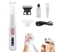 IGRARK Rasoio elettrico per cani con lama da 18 mm, con display a LED, ricaricabile, per zampe, orecchie, viso, groppa e occhi