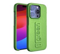 iGreen Cover Piantabile con Semi per iPhone 15 Pro - Custodia Eco-Friendly, Biodegradabile, Ultra Resistente, Soft Touch, 2 mm, Bordo Protettivo, Made in Italy (Verde, con Semi di Basilico).