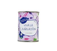 iGreen Flores en Lata Felicitación - Kit de Cultivo de Flores para Regalar - Idea de Regalo Sostenible - Lata de Aluminio con Semillas de Flores Silvestres (Viva la Jubilación)