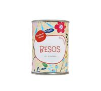 iGreen Flores en Lata Felicitación - Kit de Cultivo de Flores para Regalar - Idea de Regalo Sostenible - Lata de Aluminio con Semillas de Flores Silvestres (Besos)