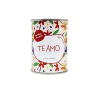 iGreen Flores en Lata Felicitación - Kit de Cultivo de Flores para Regalar - Idea de Regalo Sostenible - Lata de Aluminio con Semillas de Flores Silvestres (Te Amo)