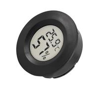 Igromete Del Termometro - Misuratori Di Umidità Della Temperatura Digitale | Gauge Igrometro Digitale Rotondo Con Rinfresco Di 10 Secondi | Monitor Di Umidità Compatto Per La Serra, Il Giardino