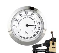 Igrometro Analogico - Igrometro Del Termometro Per Interni | Indicatore Di Umidità In Acciaio Premium | Monitor Di Temperatura E Umidità Con Funzionamento Meccanico | Preciso