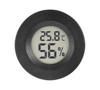 Igrometro del sensore di temperatura interno | Termometro e igrometro in metallo in metallo da 45 mm in metallo, temperatura della chitarra e misuratore del calibro umidità per serbatoio, barattoli