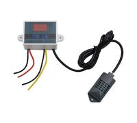 Igrometro Digitale Con Interruttore Igrometro Da 12 V/24 V/220 V Con Sensore Per Controllo Dell'umidificatore Accensione E Spegnimento Automatico (220V)