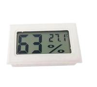 Igrometro digitale da interno, Mini termometro digitale igrometro monitor temperatura ambiente bianco/nero con/senza cavo(White Without Cable)