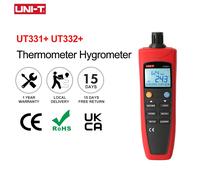 Igrometro digitale del termometro di UNI-T UT331 + UT332 + misuratore di umidità di temperatura per le fabbriche-20 °C ~ 70 °C