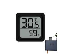 Igrometro digitale per interni - Termometri per stanze piccole | Misuratore di temperatura elettronico con display LCD | Sensore di umidità e temperatura interna per soggiorno, camera da letto