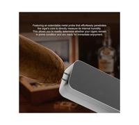 Igrometro Digitale per Sigari, Strumento di Misurazione Portatile, Tester per Umidificatore Elettrico, Indicatore, Igrometro, Display LCD Nero.
