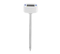 Igrometro Digitale per Suolo con Sonda Acciaio Inossidabile Misuratore umidità Temperatura Terreno Display LCD per Piante da Giardino Indoor Outdoor