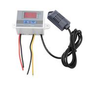 Igrometro Digitale Regolatore Interruttore Misuratore di Umidità e Temperatura Sensore 0~99% RH per 12V 24V 220V XH-W3005