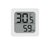 Igrometro digitale, termometro interno, misuratore di umidità, piccolos igrometro con monitor di temperatura e umidità, sensore di umidità alimentato a batteria per tavolo