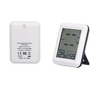 Igrometro digitale Termometro Monitor wireless Misurazione in tempo reale Umidità della temperatura interna esterna Display in plastica ABS Appendere a parete Installare camerette