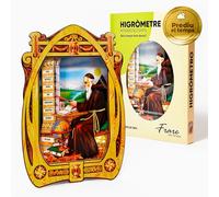 Igrometro Fraile del Tempo - Igrometro di Cabello Monaco del Tempo, indicatore tradizionale del clima e dell'umidità, prodotto in Spagna (Catalano)