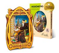 Igrometro Fraile del Tempo - Igrometro di Cabello Monaco del Tempo, indicatore tradizionale del clima e dell'umidità, prodotto in Spagna (Sagrada Familia)
