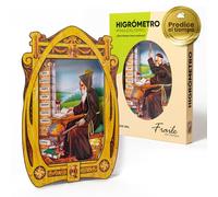 Igrometro Fraile del Tempo - Igrometro per Capelli Monje del Tempo, indicatore tradizionale del clima e dell'umidità - Fabbricato in Spagna (Classico)