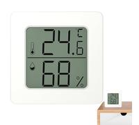 Igrometro Interno - Monitor Della Temperatura Portatile | Misuratore Di Umidità, Display Digitale Preciso Per Monitoraggio Del Tempo Della Stanza, Sensore Di Umidità Compatto Per Acquacoltura Di
