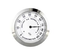 Igrometro - Lega Di Zinco 3,7x3,7x0,8 Cm | Igrometro Analogico Professionale | Indicatore Di Umidità Per Un Monitoraggio Accurato Dallo 0% Al 100% Nell'uso Della Calibrazione Dello Strumento Per La Co