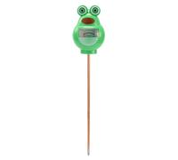 Igrometro per Terreno a Forma di Anfibio, Misuratore Ph Verde | ABS e Rame, Precisione ±2 Scala 1-10, senza Batterie, per Aiuole e D’inverno