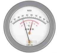 Igrometro professionale per capelli e termometro, doppio display ad alta precisione per -20 a 40 C e 10-100% RH, non necessita di batteria, montaggio a parete o supporto per laboratorio, casa, serra