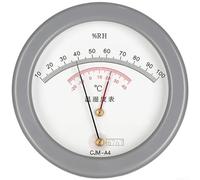 Igrometro professionale per capelli e termometro doppio display analogico misuratore di umidità della temperatura per casa laboratorio ufficio montaggio a parete o da tavolo colore beige no per