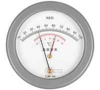Igrometro professionale per capelli WS-1 con termometro, intervallo di misurazione da -20 a 40 °C e 0-100% di umidità, misuratore analogico preciso per laboratorio, montaggio a parete o da tavolo