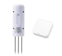 Igrometro Professionale Tuya Zigb Misuratore di umidità del suolo wireless Misuratore di umidità della temperatura Rilevatore di monitoraggio delle piante for la semina del giardino(Set)