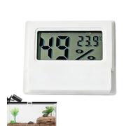 Igrometro Rettili | Tester Digitale Magnetico Preciso | Termoigrometro per Rettili | Adatto A Leopardo, Lucertola, Serpente, Tartaruga, Vasca, Recinto, Humidor, Casa