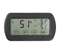 Igrometro termoigrografo LCD touch, termometro igrometro elettronico per interni, misuratore digitale di temperatura e umidità con commutatore °C/°F, per frigorifero domestico vetr