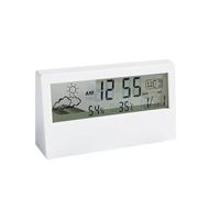 Igrometro, Termometro a LED Termoigrometro Misuratore di umidità e temperatura elettronico multifunzione per serra, seminterrato, incubatrice per rettili, armadio(See-through display)