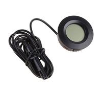 Igrometro Termometro Misuratore Celsius Monitor LCD Digitale Rotondo Indicatore Umidità E Temperatura Per Incubatrice Rettili Termometro Igrometro Digitale Interni Temperatura
