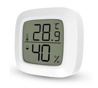 Igrometro Termometro per interni LCD Digitale Mini Termometro per ambienti Misuratore di temperatura e umiditÃ per cameretta, piante, serre, cantine