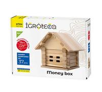 Igroteco® Jouet de Construction en Bois - 37 Pièces Coffre-Fort, Éducatif et Créatif pour Enfants dès 4 Ans, Motricité, Logique et Conscience Spatiale