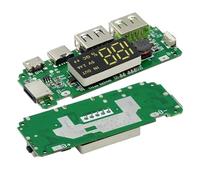 IGRYONSL tv Scheda di Alimentazione LED Dual 5V 2.4A Micro/Type-C Mobile Power Bank 18650 Modulo di Ricarica Batteria al Litio per Caricabatterie Protezione Circuito Scheda