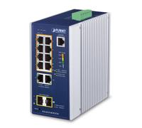 Interruttore (Switch Planet IGS-4215-8UP2T2S 10x 1Gb 2x SFP controllabile | IGS-4215-8UP2T2S
