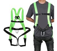 IGTOPS Cinghia di raccolta con moschettone a vite, cintura di raccolta professionale a corpo completo, protezione anticaduta, cintura da arrampicata, fino a 100 kg