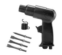 IGTOPS Martello pneumatico professionale per martello pneumatico, set di scalpelli e tostapane per pietra + metallo, scalpello ad aria compressa con 4 punte per pala ad aria compressa da 150 mm