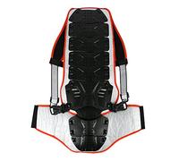IGTOPS Paraschiena moto,protezione per la schiena,sci,snowboard,sport,giacca protettiva con strisce riflettenti,protezione per la schiena per motocross,sci,equitazione,combinazione di colori rosso e