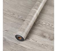 IGTOPS Pavimenti in PVC, autoadesivi, in legno, spessore 0,15 cm, antiscivolo, impermeabili, in vinile, autoadesivi, 40 x 300 cm, 1,2 m² (legno grigio)