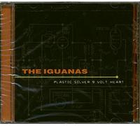 Iguanas - Plastic Silver 9 Volt Heart